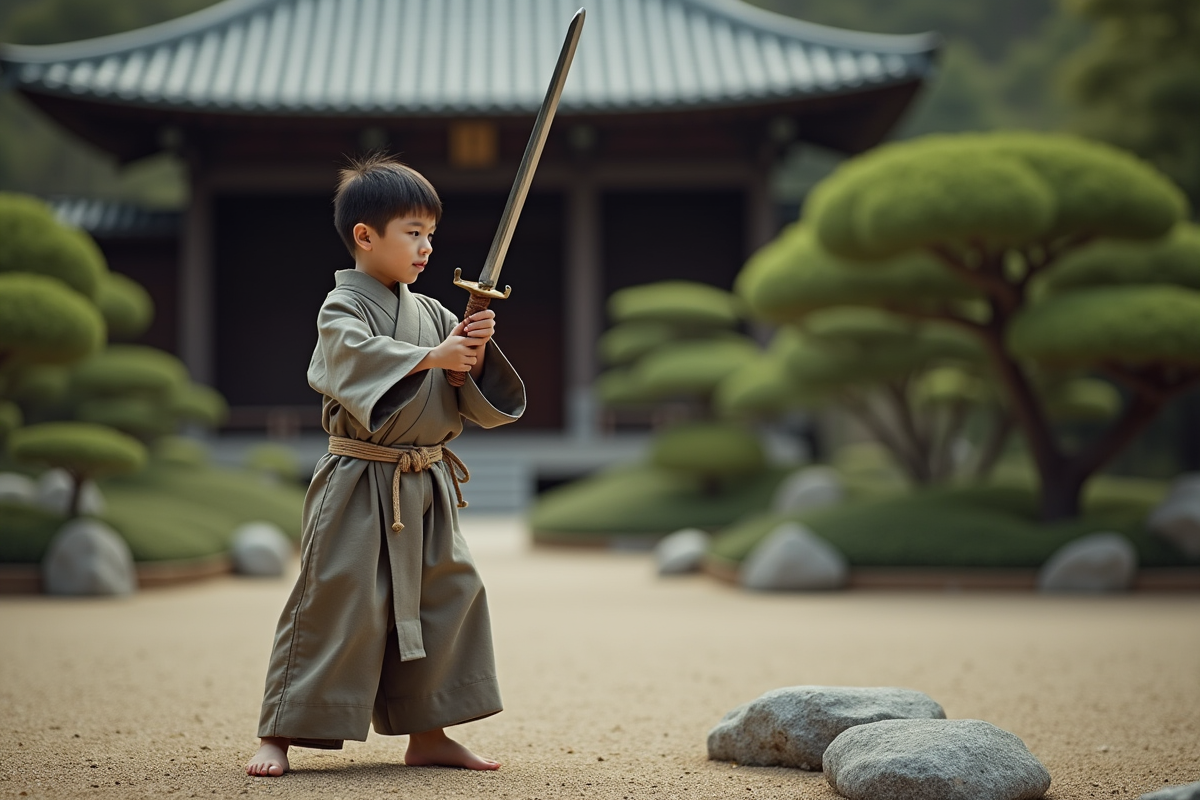 samouraï garçon