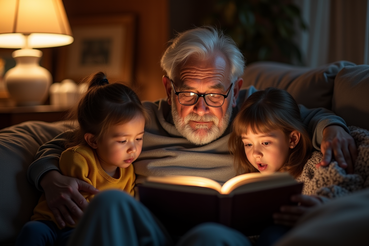grand-parent  famille