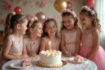 enfant en tenue festive