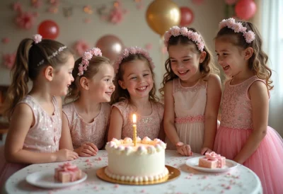 enfant en tenue festive